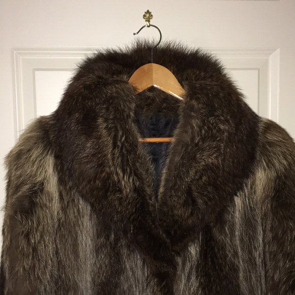 unknown Jackets & Blazers - Real fur coat! Dyed raccoon